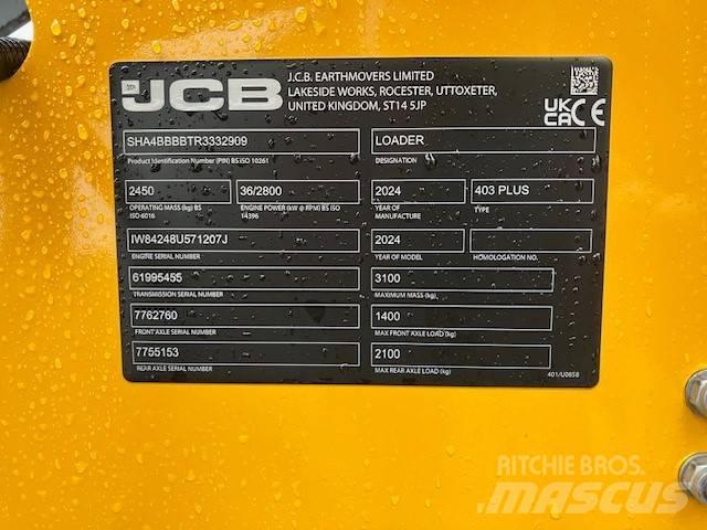 JCB 403 Plus Utovarivači na točkove