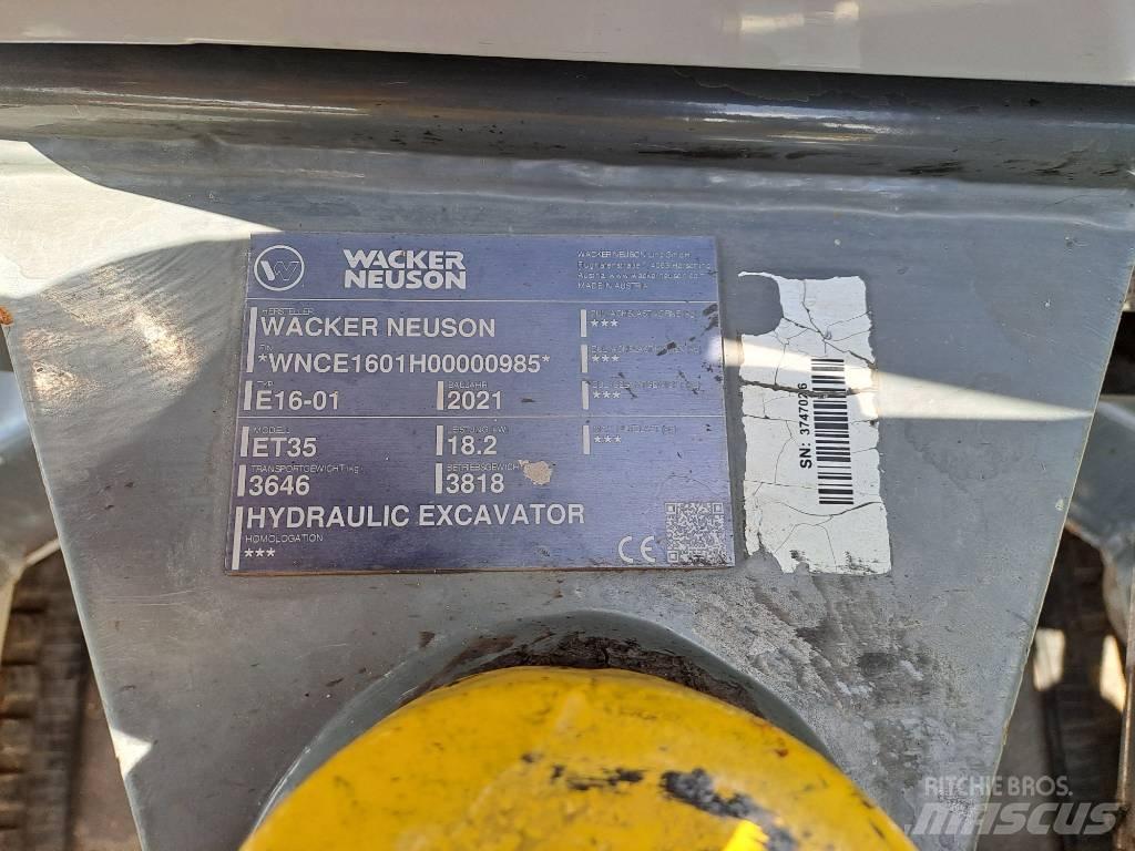 Wacker Neuson ET35 Bageri guseničari