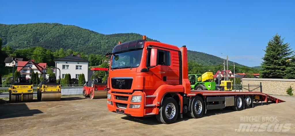 MAN TGS 35.400 Kamioni sa ravan platformom / vitlom