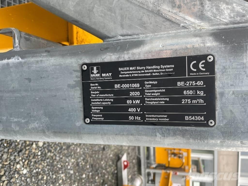 Bauer MAT BE 275-60 Ostalo za građevinarstvo
