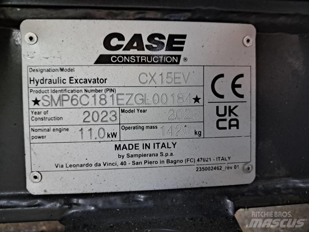 CASE CX15EV Mini bageri < 7t