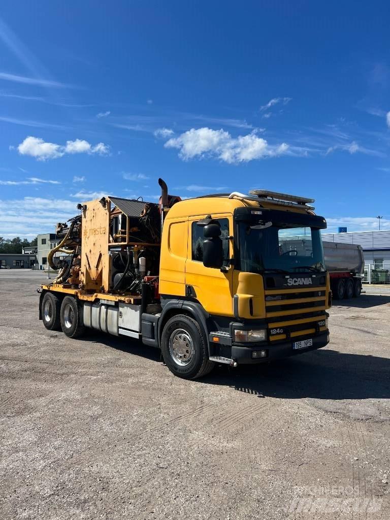 Scania 124 G 420 Mašine za zabijanje stubova