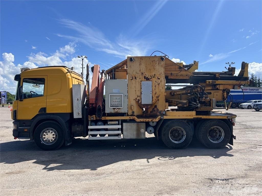 Scania 124 G 420 Mašine za zabijanje stubova