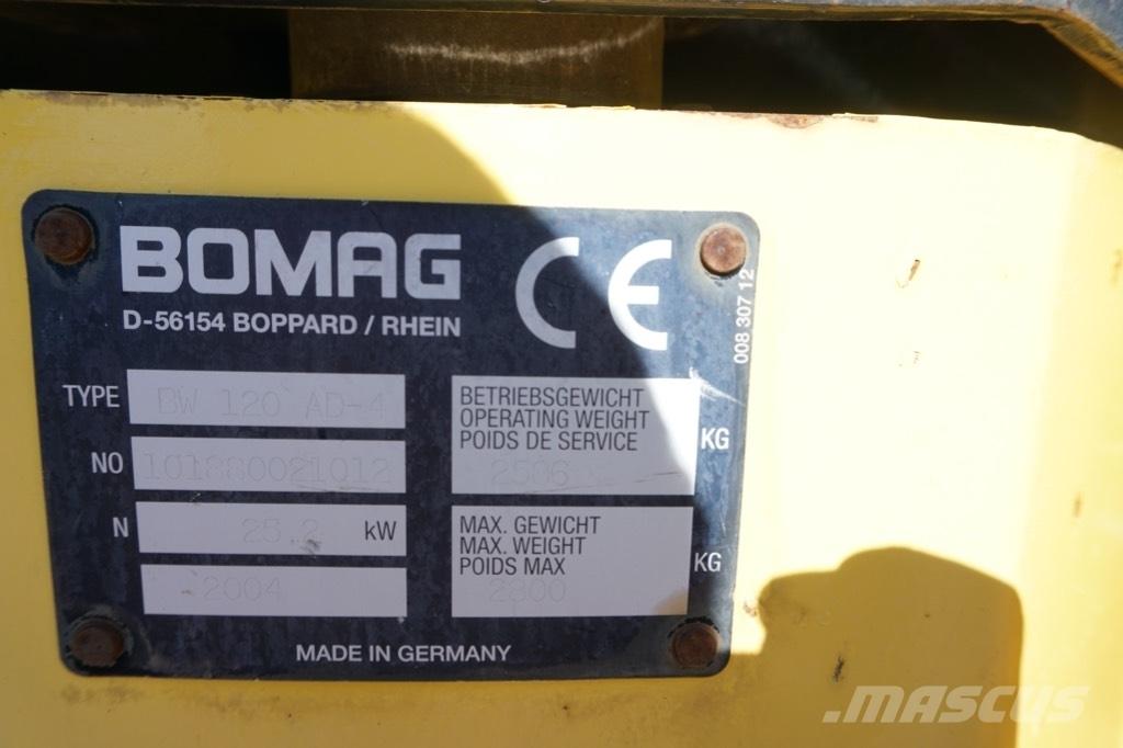 Bomag BW 120 AD-4 Valjci sa duplim bubnjem