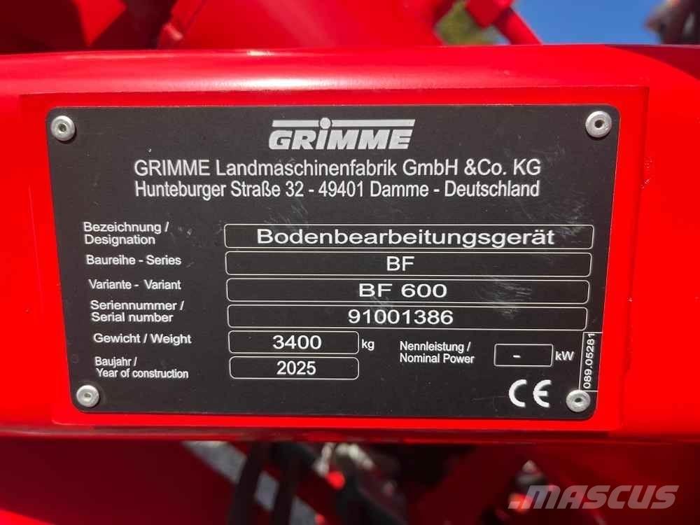 Grimme BF Oprema za krompir - Ostalo