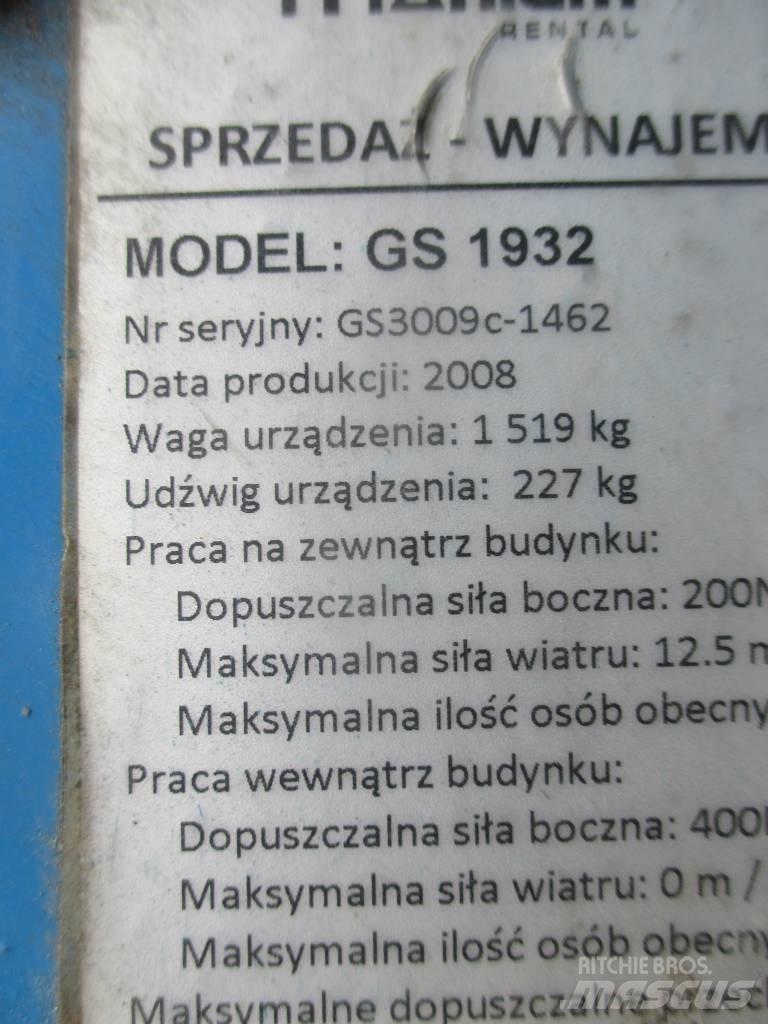 Genie GS 1932 Makazaste platforme