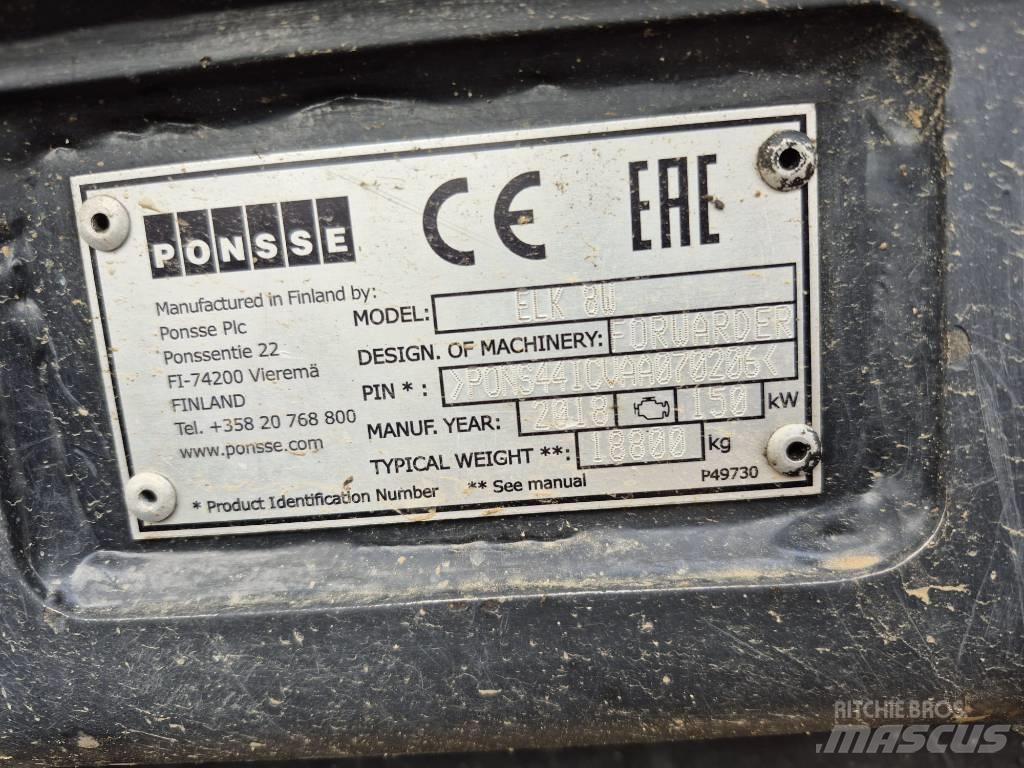 Ponsse Elk Forvarderi