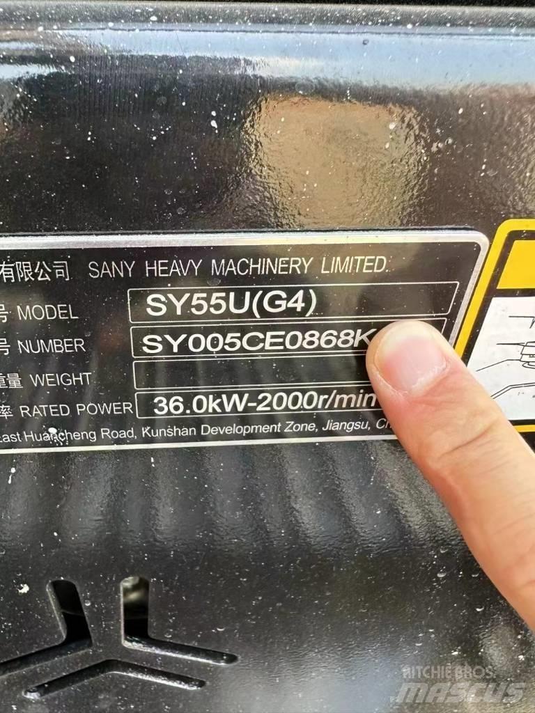 Sany SY 55 U Mini bageri < 7t
