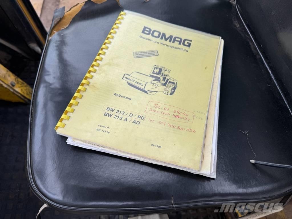 Bomag BW 213 D Valjci sa jednim bubnjem
