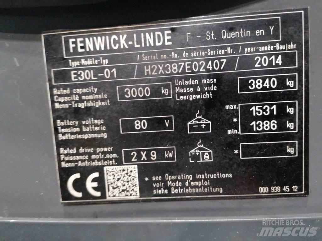Linde E30L-01 Električni viljuškari