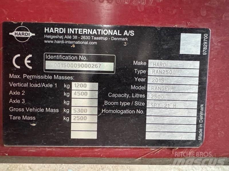 Hardi Ranger 2500 Vučene prskalice