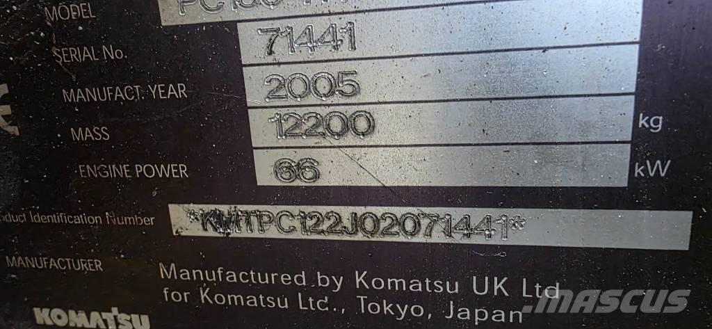 Komatsu PC 130-7K Bageri guseničari