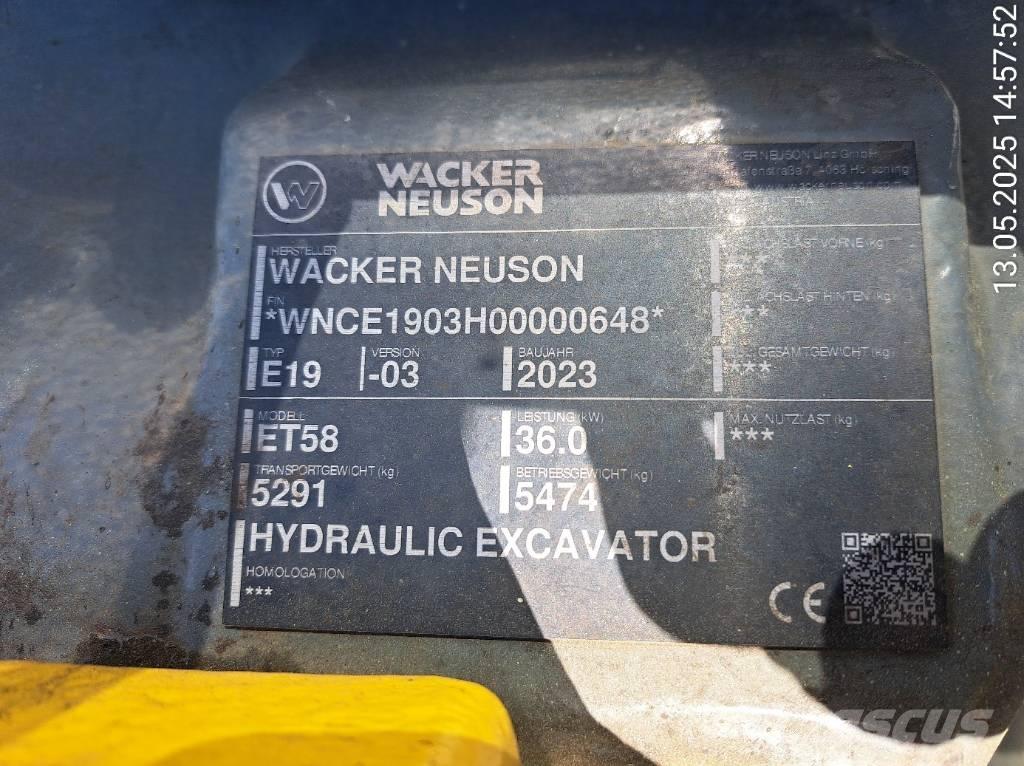 Wacker Neuson ET58 Bageri guseničari