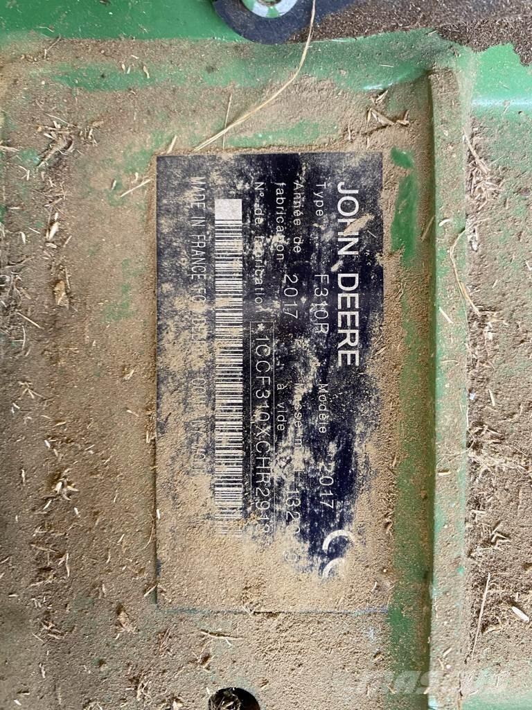 John Deere F 310 R Kosilice sa postoljem za vuču