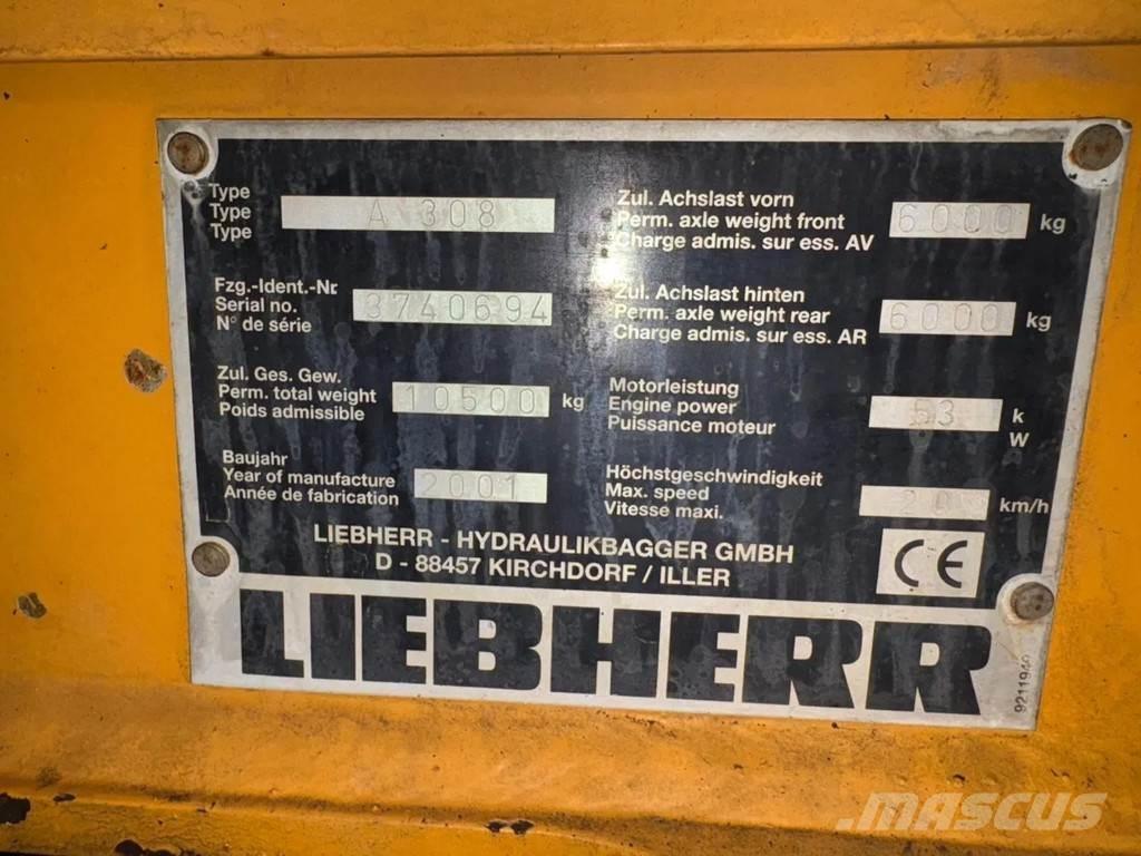 Liebherr A308 Bageri točkaši