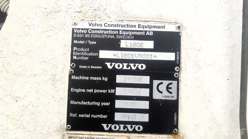 Volvo L 180 E Utovarivači na točkove