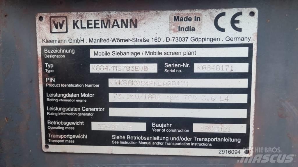 Kleemann MS 703 EVO Mobilna sita