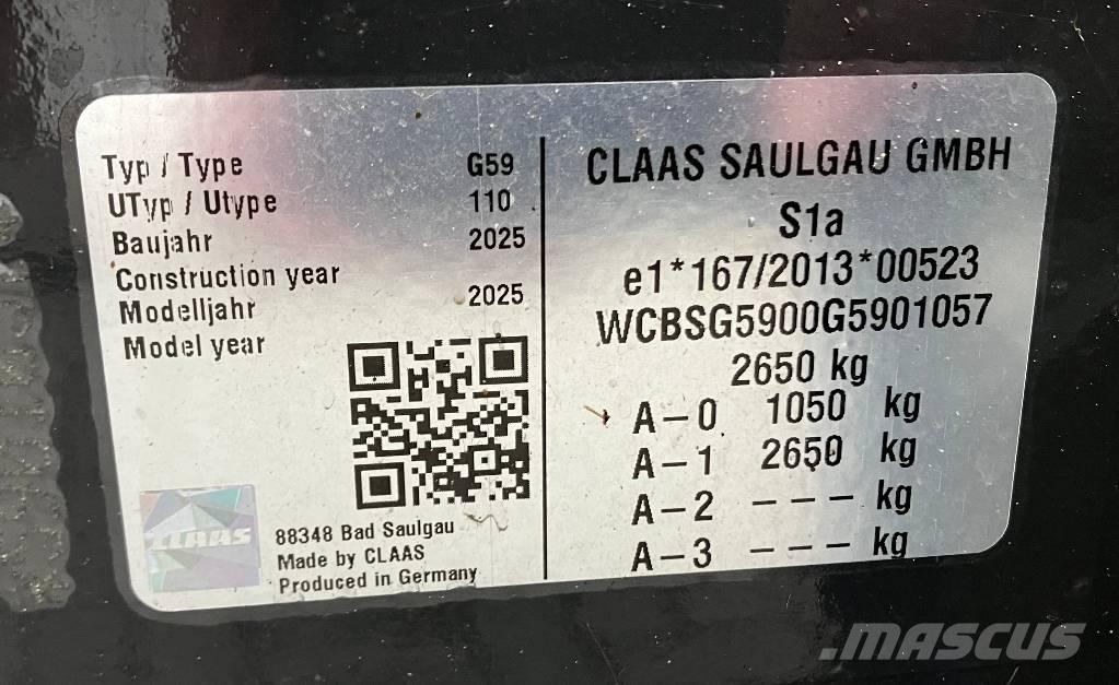 CLAAS Volto 1500 T Okretači i sakupljači sena