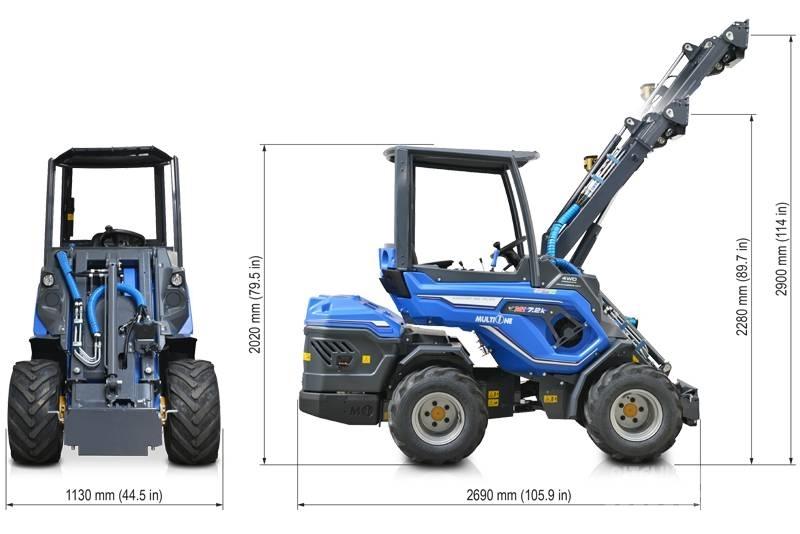Multione 7.2 K Skid steer mini utovarivači