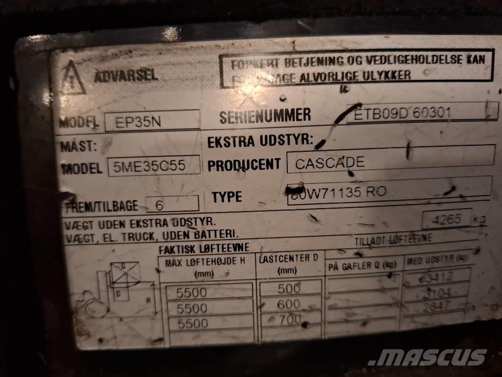 CAT EP35N Električni viljuškari