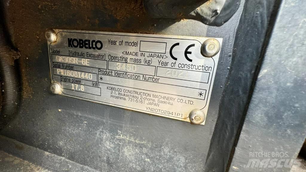 Kobelco SK 30 SR-6E Mini bageri < 7t