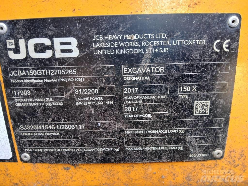 JCB 150X Bageri guseničari