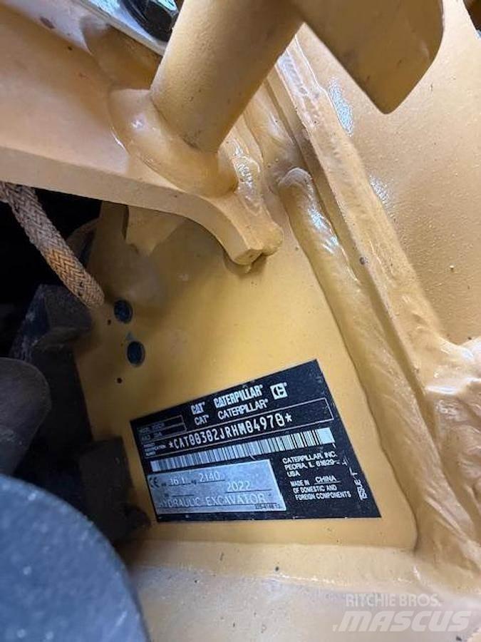 CAT 302-05 Mini bageri < 7t