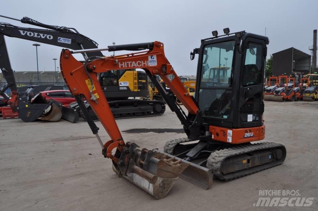 Hitachi ZX 26 U-6 Mini bageri < 7t