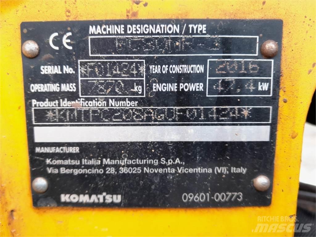 Komatsu PC80 Mini bageri < 7t