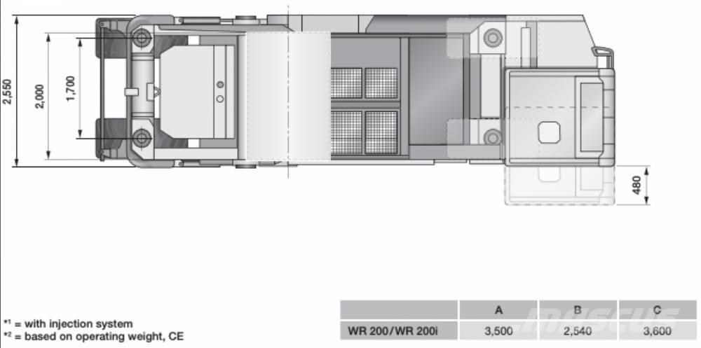 Wirtgen WR200i Nabijači zemlje