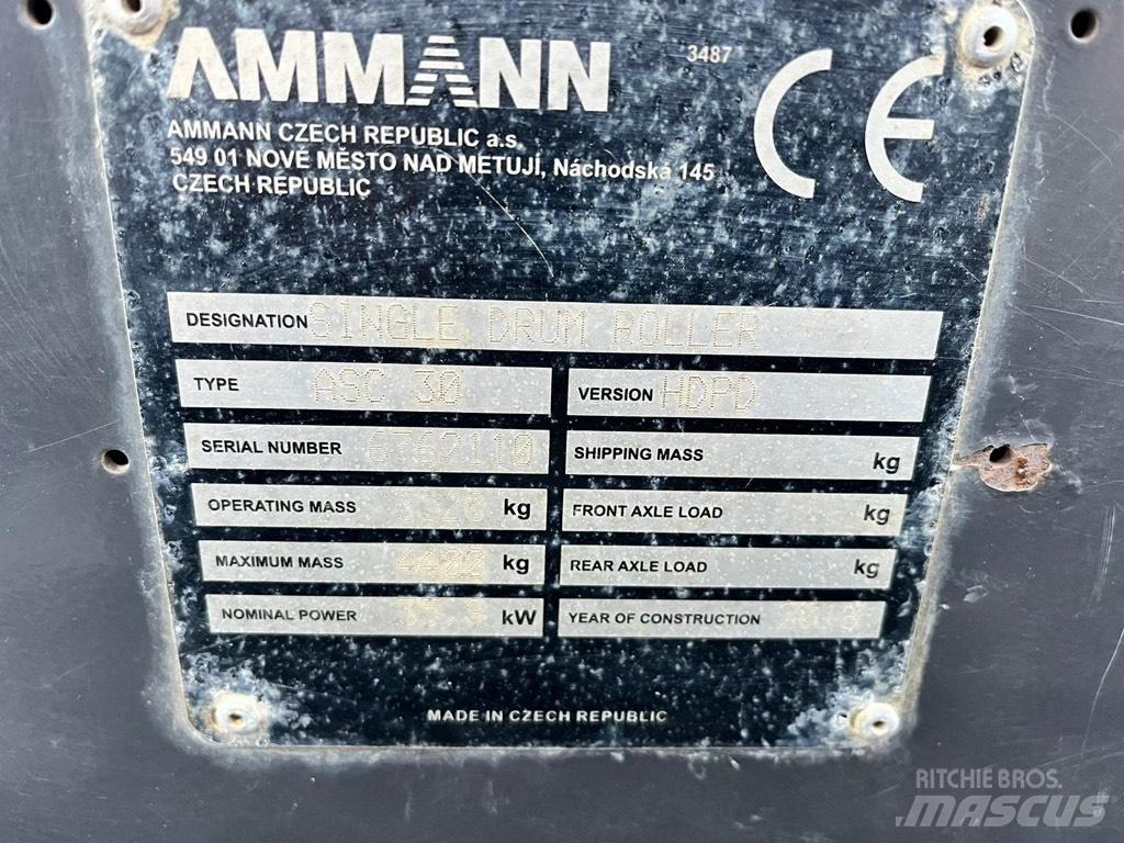 Ammann ASC 30 Valjci sa jednim bubnjem
