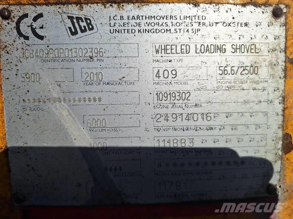 JCB 409 Utovarivači na točkove