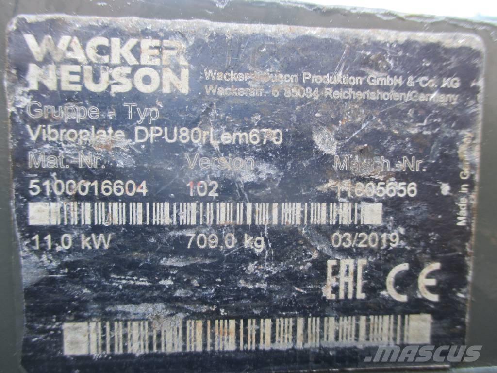 Wacker Neuson DPU 80 Vibro ploče