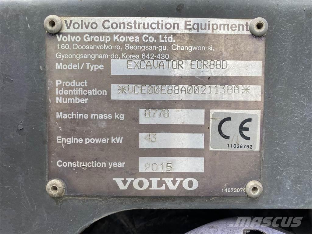 Volvo ECR88 Bageri točkaši