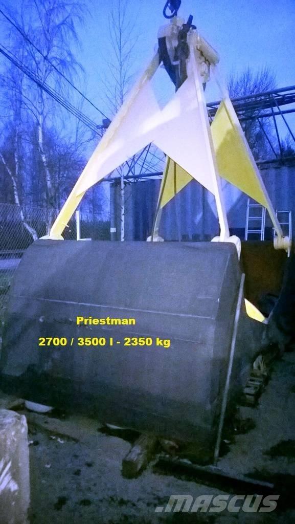 Priestman kauha Delovi i oprema za kran