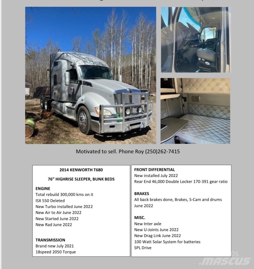Kenworth T680 Tegljači