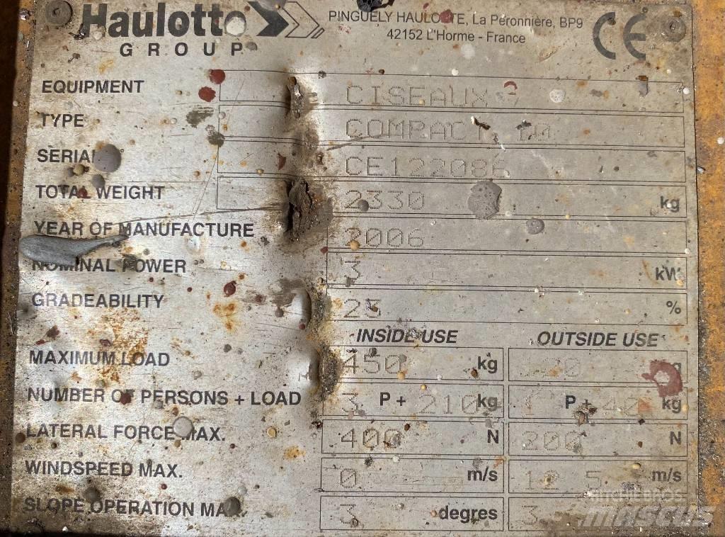 Haulotte Compact 10 Makazaste platforme