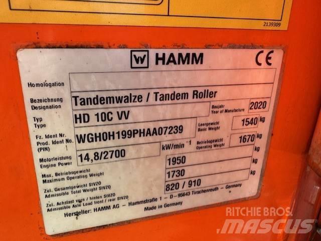  ''SÅLD'' Hamm HD 10 C Valjci sa duplim bubnjem