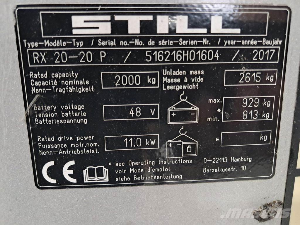 Still RX 20-20 P Električni viljuškari
