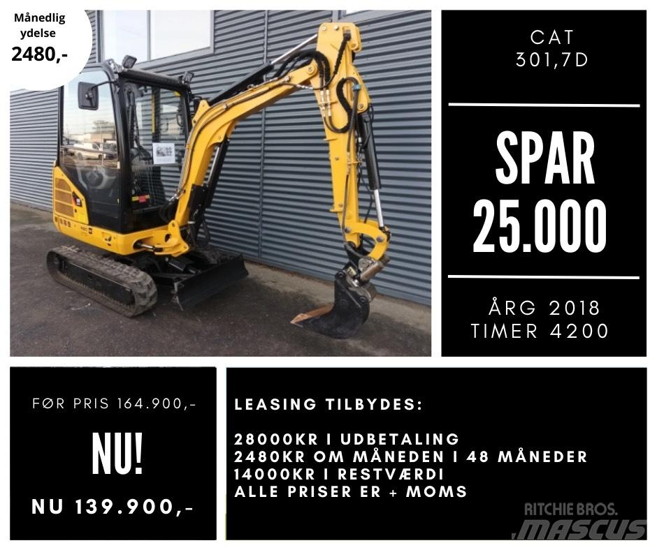 CAT 301,7d Mini bageri < 7t