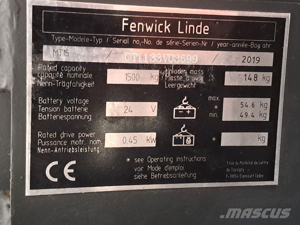 Linde MT15 Nisko podizni električni viljuškar