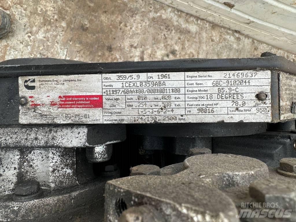Cummins 359/5.9 Motori za građevinarstvo