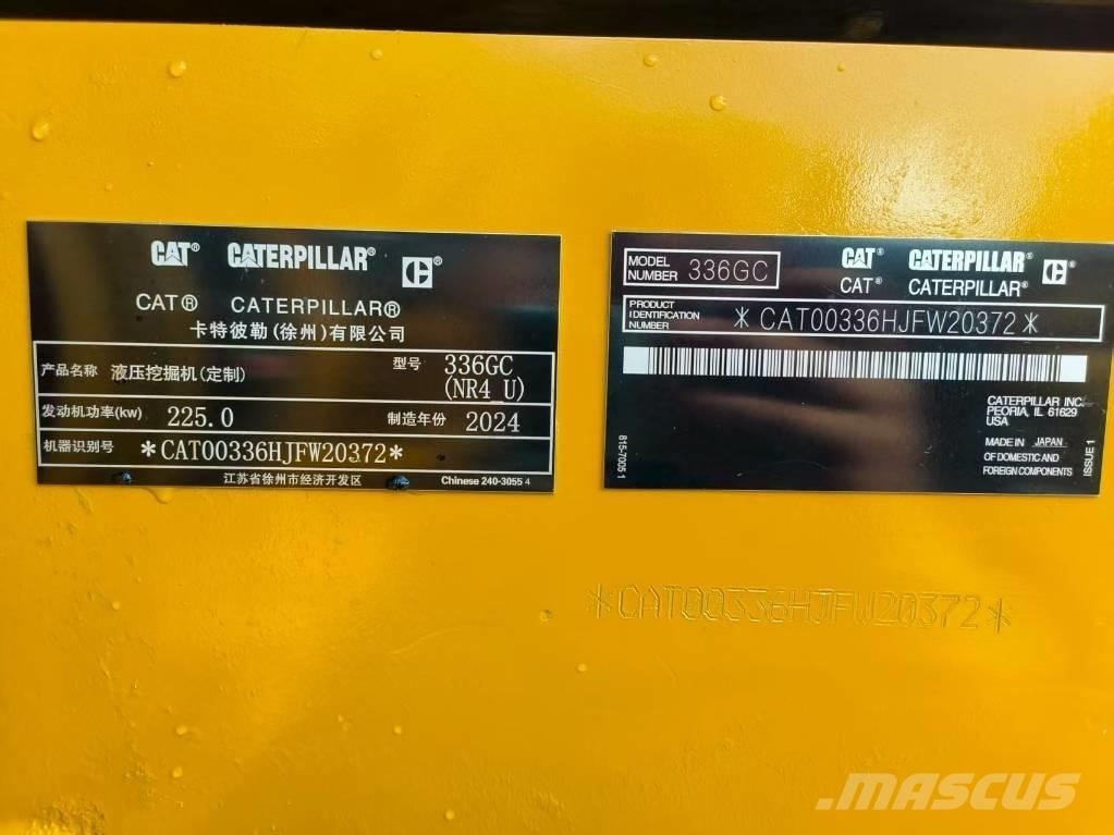 CAT 336GC Bageri guseničari
