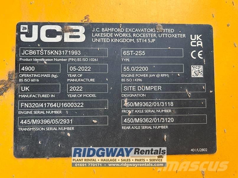 JCB 6 ST Damperi za gradilište