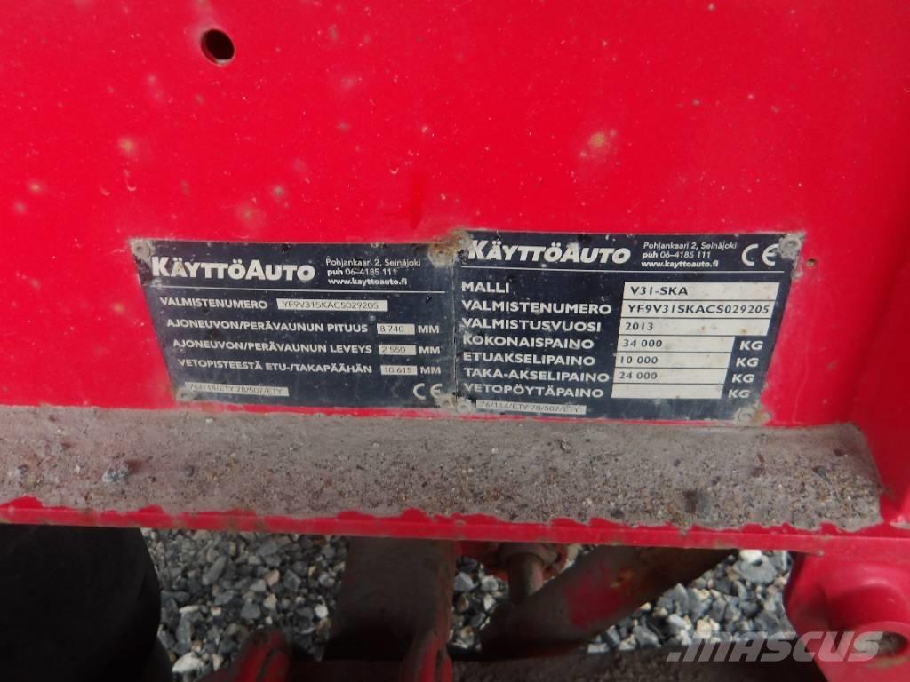  Käyttöauto V31 4 aks Kiperi prikolice