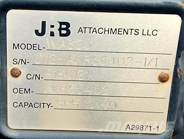 JRB WA 320 Ostale komponente za građevinarstvo