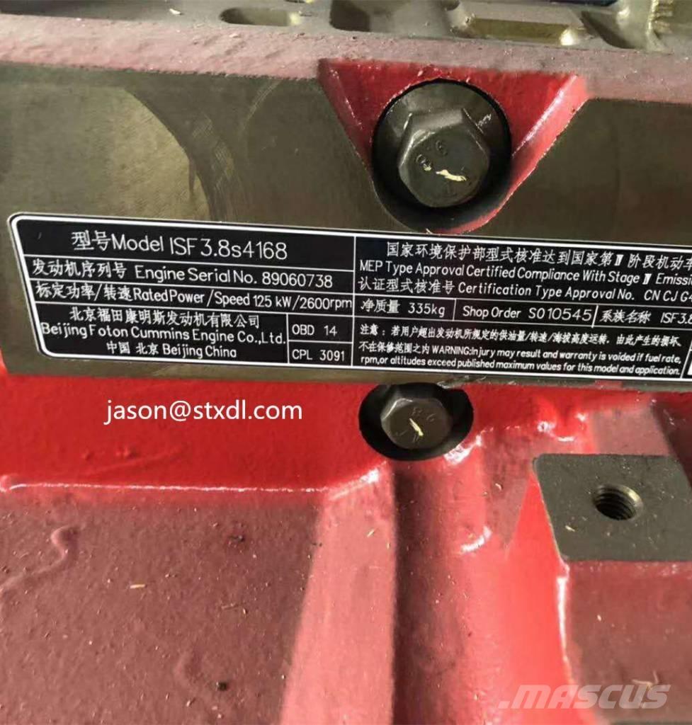 Cummins ISF3.8s4168 Motori za građevinarstvo