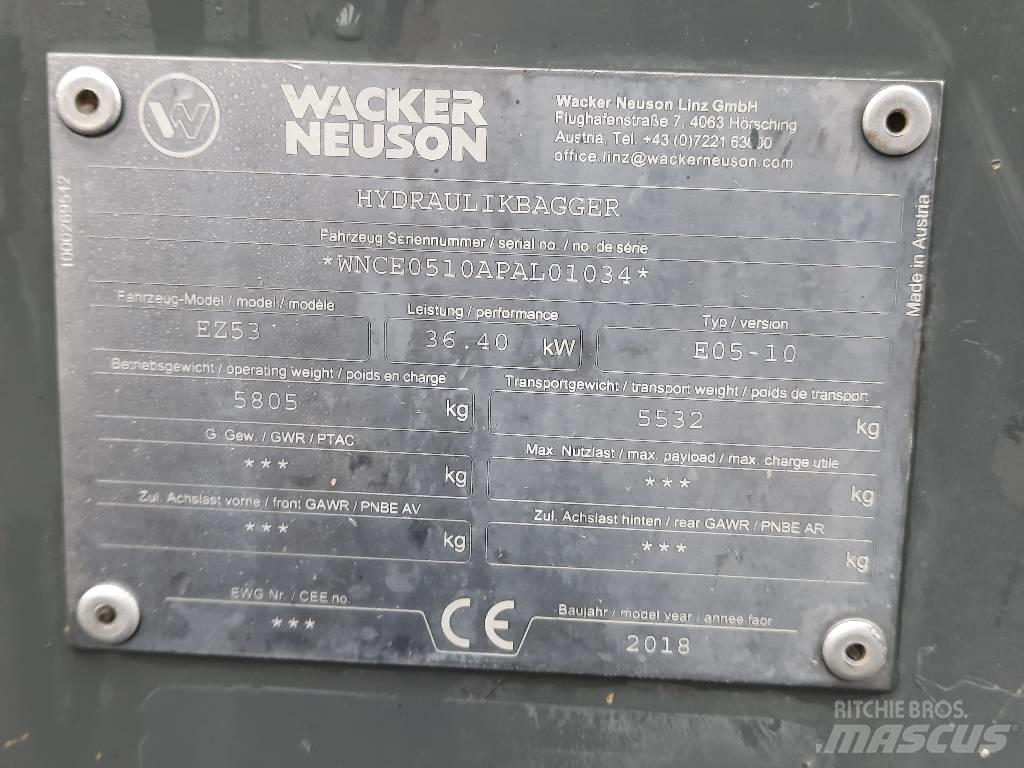 Wacker Neuson EZ 53 Mini bageri < 7t