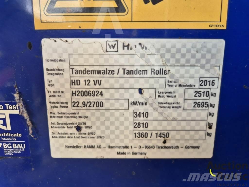 Hamm HD 12 VV Ostali valjci
