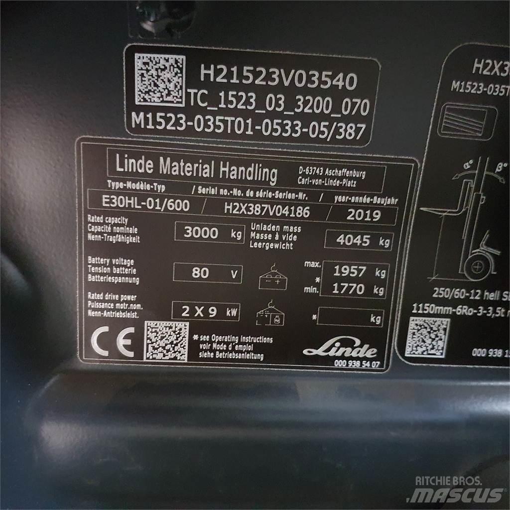 Linde #N/A Električni viljuškari